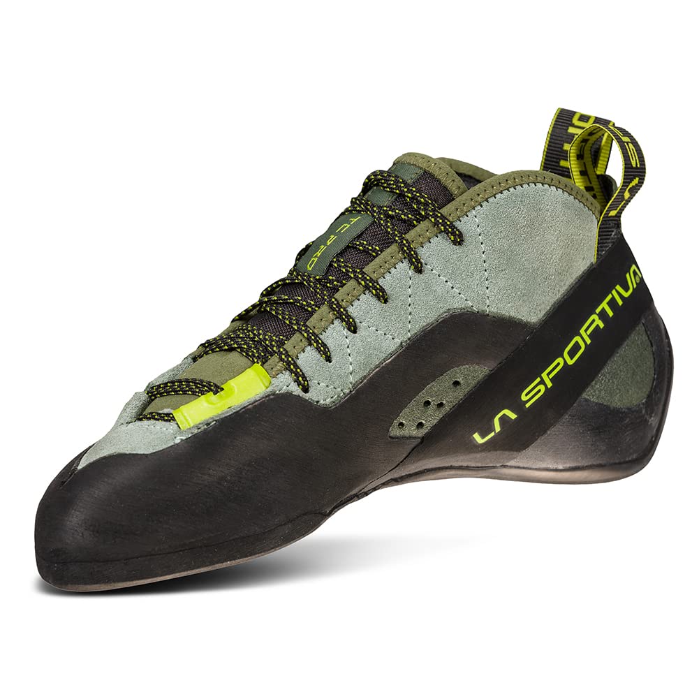 La SportivaMens TC Pro Rock Climbing Shoes, Olive 2, 5 US (Equivalent to 37 EU)