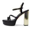 Michael Kors Porter Strappy Platform Black 8.5 M