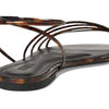 Schutz Women's Inez Flat Brown/Tortoise 5.5 Medium