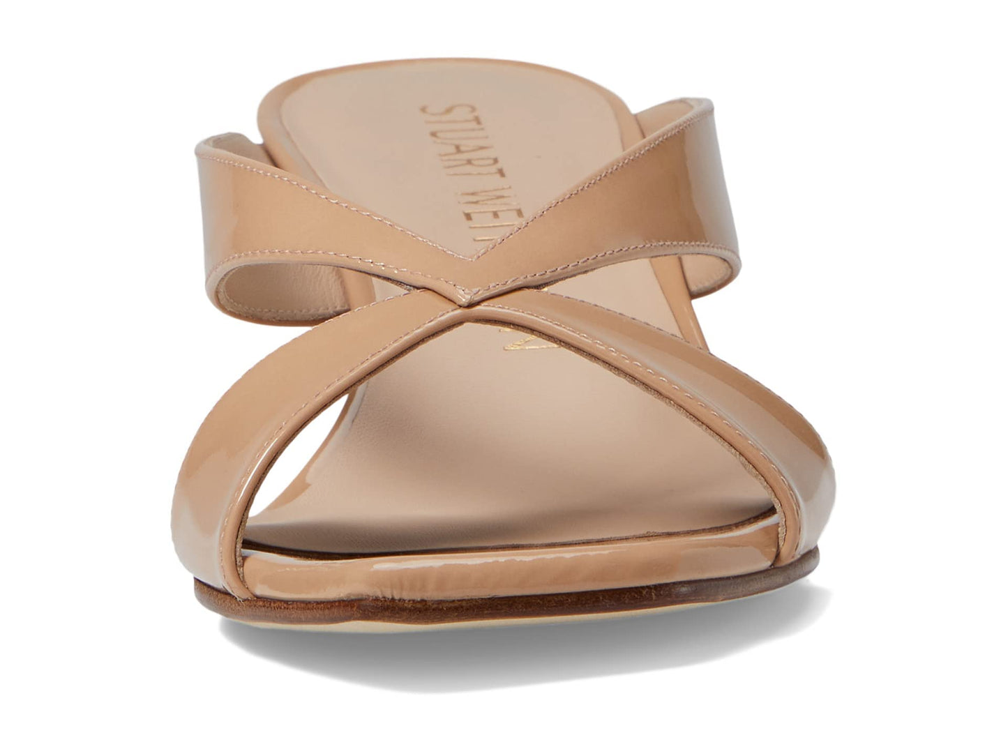 Stuart Weitzman Miami 50 Wedge Slide Adobe 9.5 B
