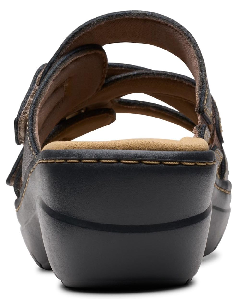 Clarks Women Merliah 2 Cove Bronze Metallic Leather 8.5 Narrow