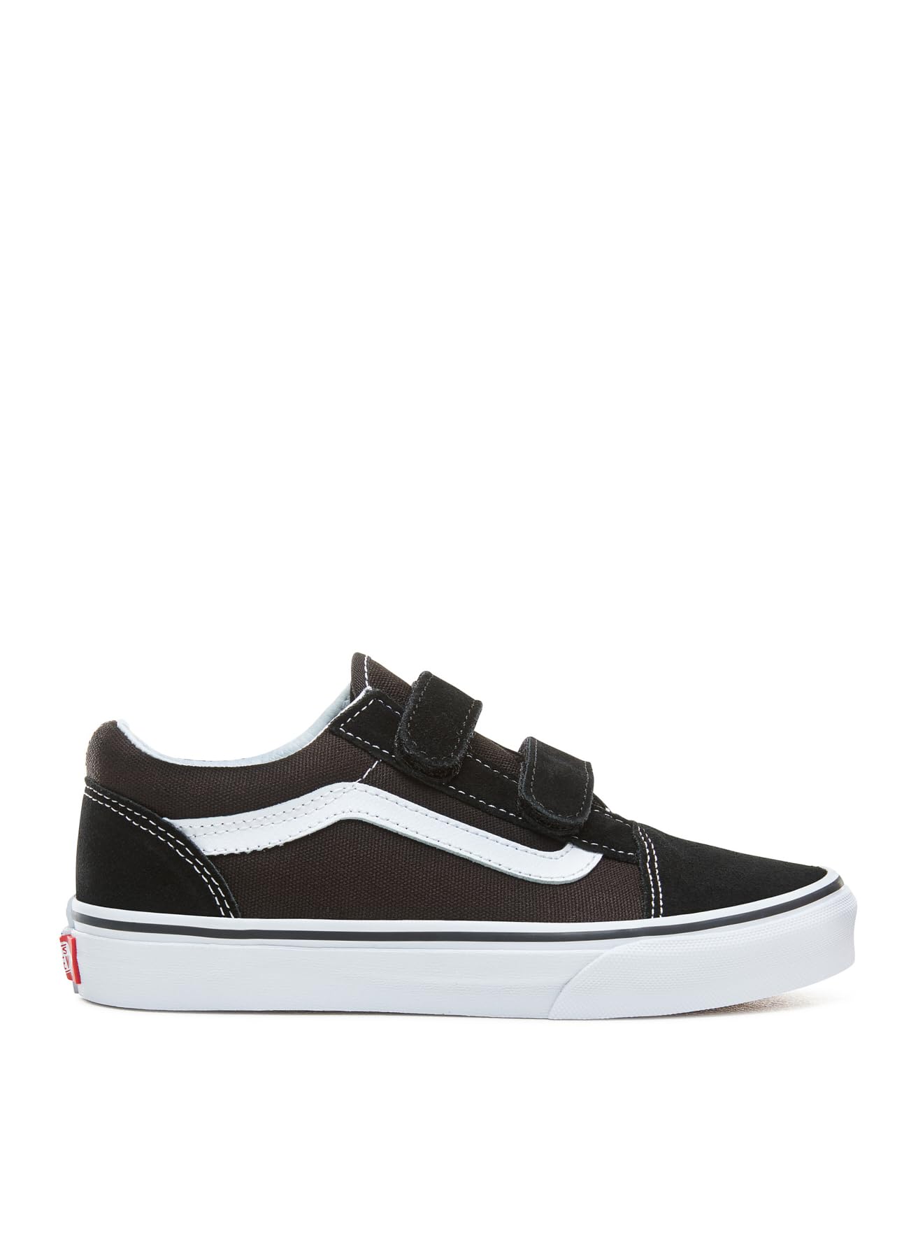 Vans Old Skool V Vvhe, Unisex Children's Trainers, Black Black True Whit 6bt, 32 EU