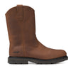 Golden Fox 12" Wellington 1224 Pull On Leather Wellington Work Boot Lightweight Farming Ranching Construction (8 D, Fudge)
