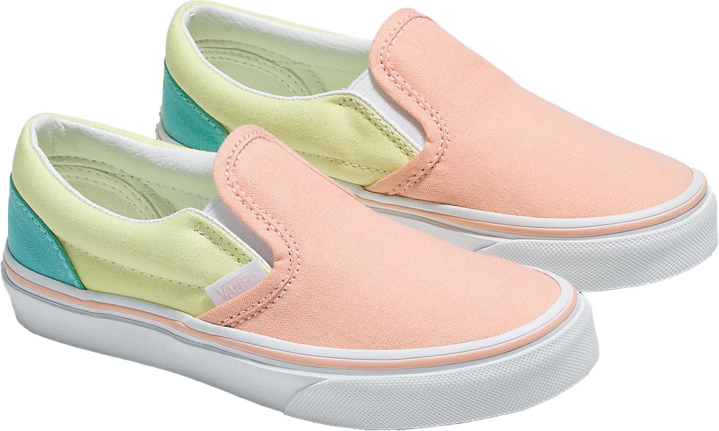 Vans - Kids Classic Slip-On Shoes, Color Multi/White, Size: 13 M US Little Kid