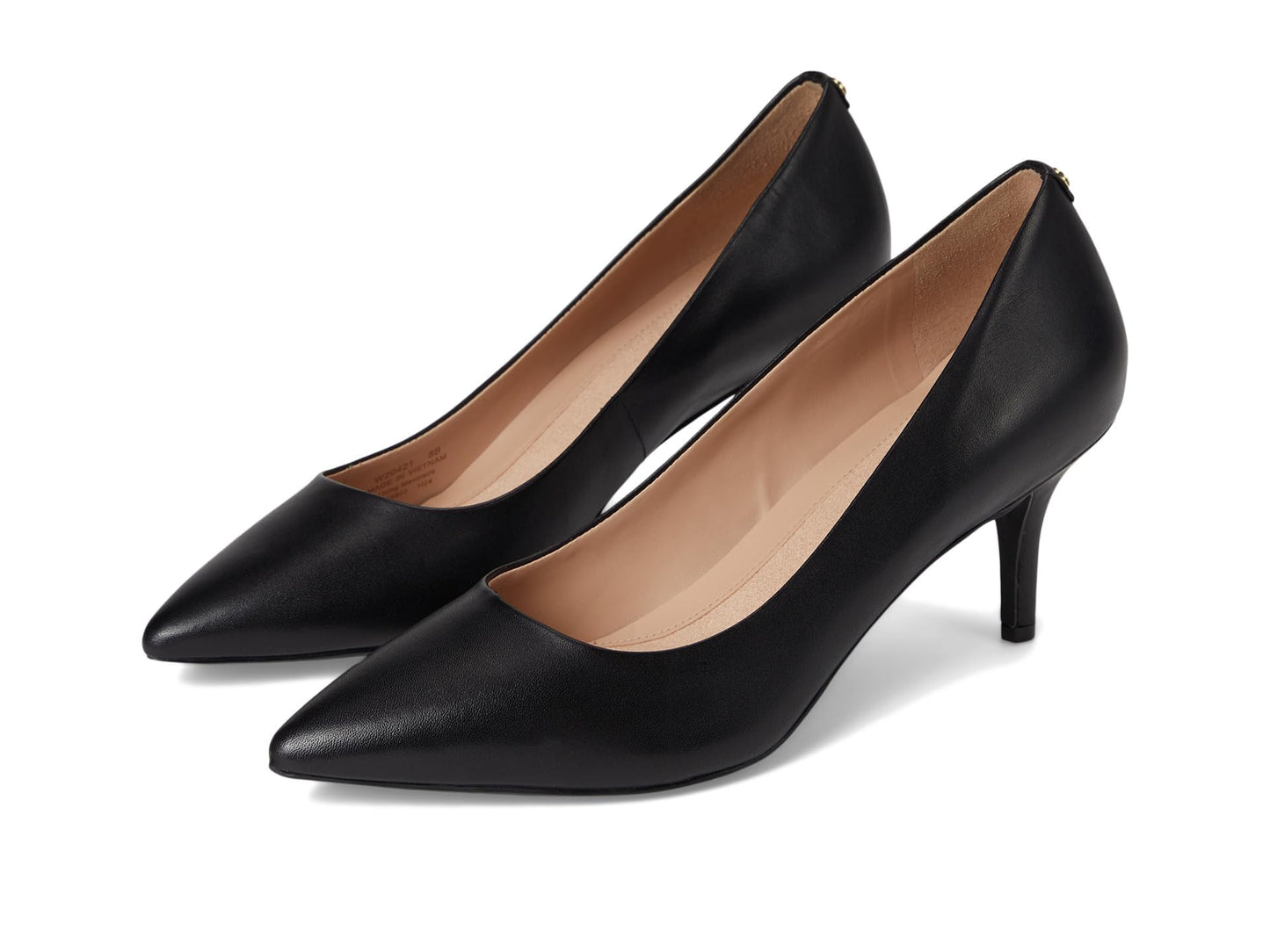 Cole Haan womens The Go-to Park 65mm Pump, Black Leather, 9.5 US