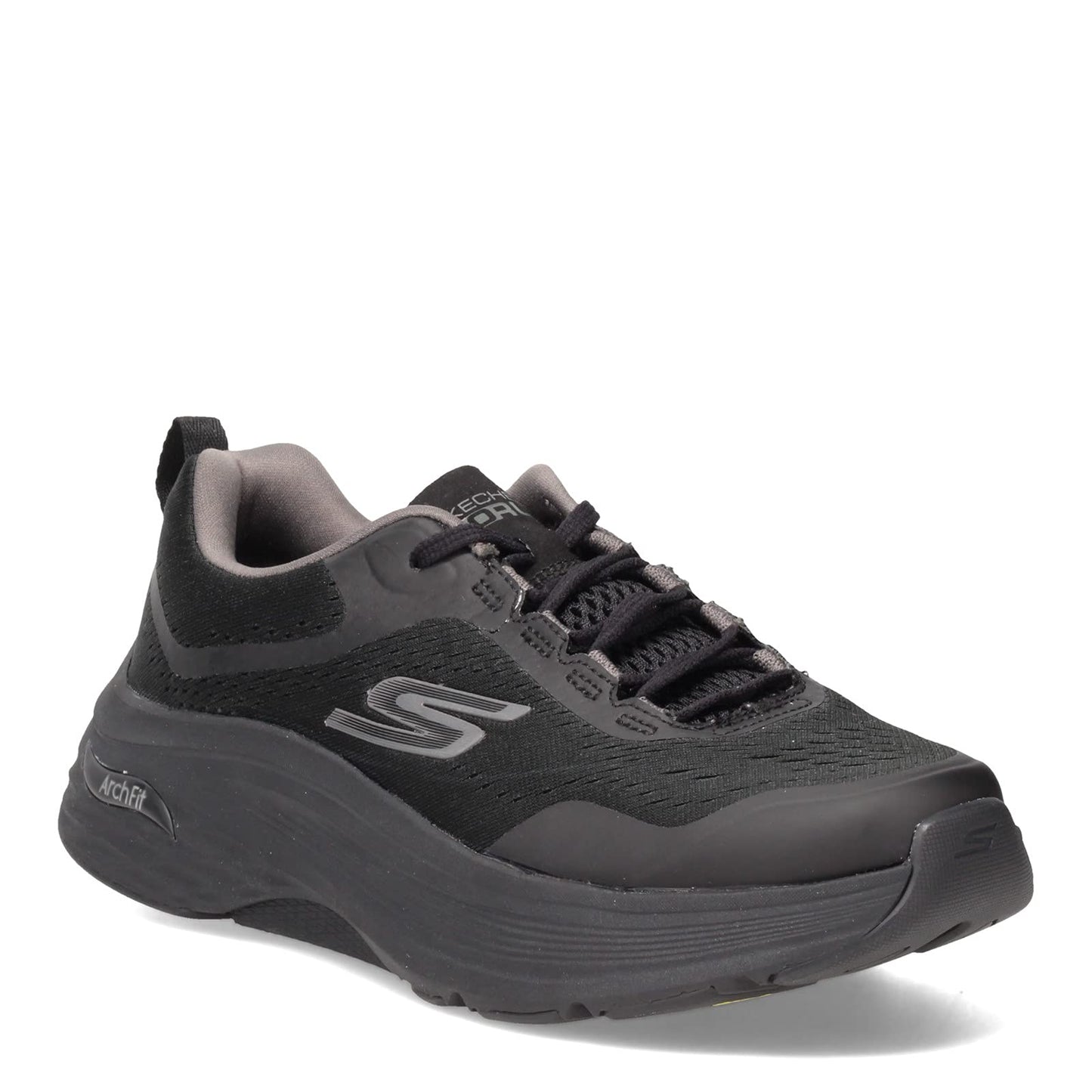 Skechers Men's Max Cushioning Arch Fit - Athletic Workout Running Walking Shoes with Air-Cooled Foam, Black, 11.5