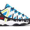 Fila Men's Spaghetti Jerry Stackhouse Retro Basketball Shoes White/Black/Electric Blue