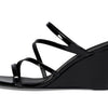 Stuart Weitzman Strapeze 85 Wedge Black 8.5 B
