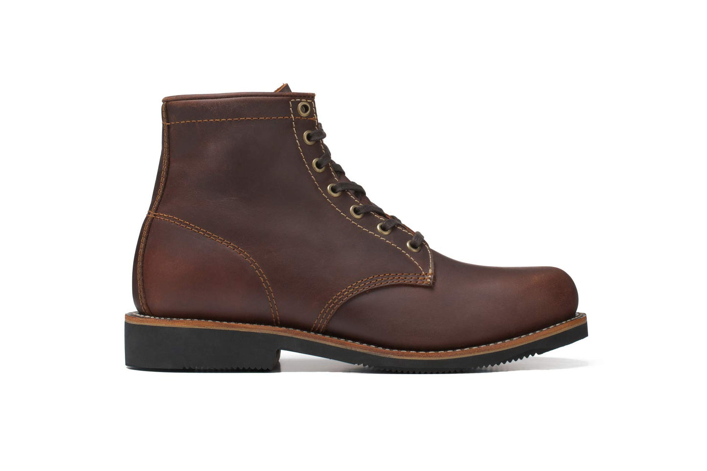 Golden Fox ‘Overlord’ Men’s 6-Inch Service Boot, Leather Welt, Premium Oiled Full Grain Leather, ASTM Rated (10.5 D) Cordovan