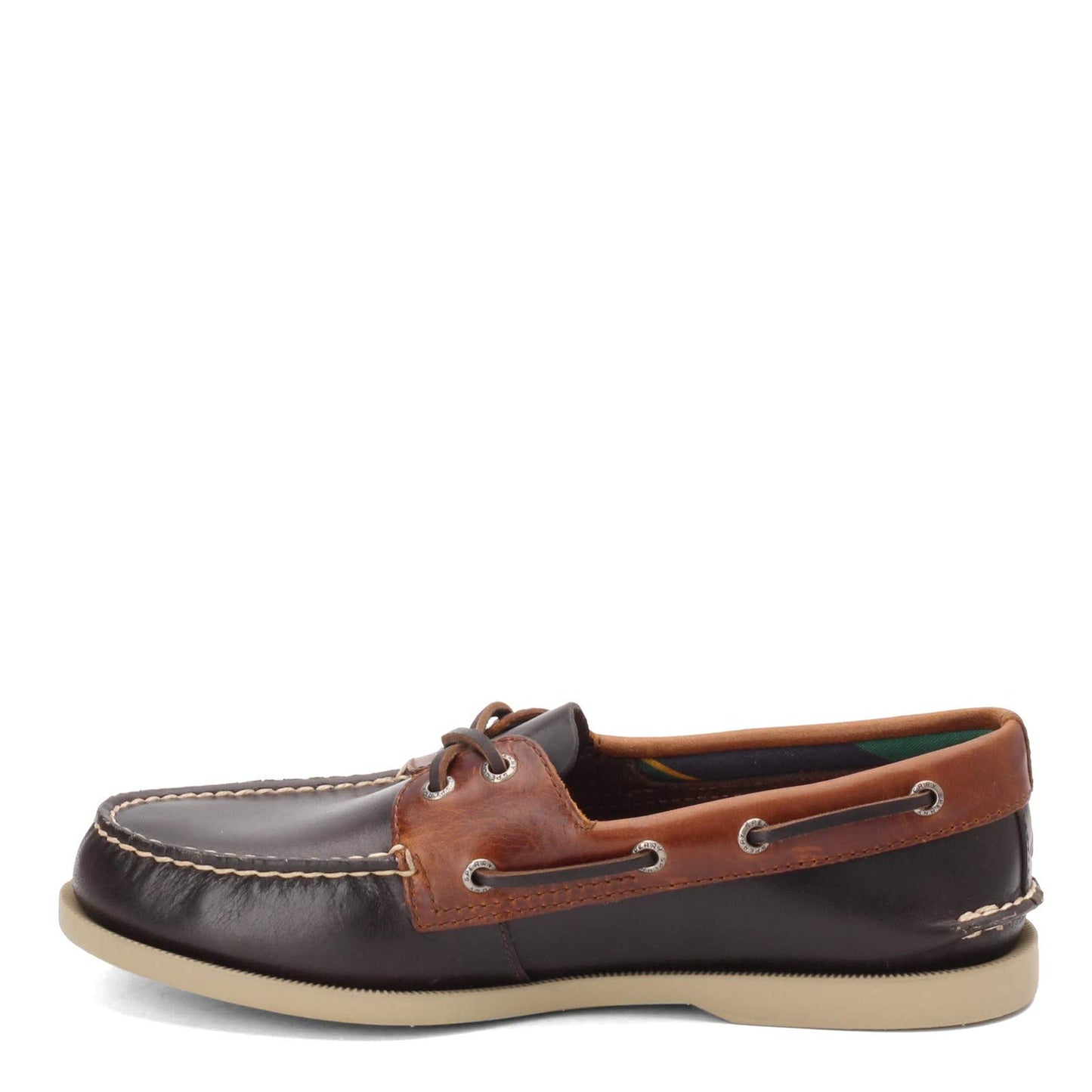 Sperry Men's A/O 2-Eye Plush Varsity Shoe, brown/tan, 10.5 M US