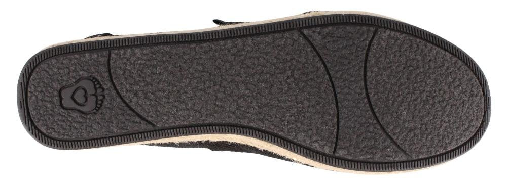 BOBS from Skechers Women's Highlights High Jinx Flat, Black, 8 M US