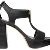 Michael Kors Women's Berkley Mid Sandal, Black, 6