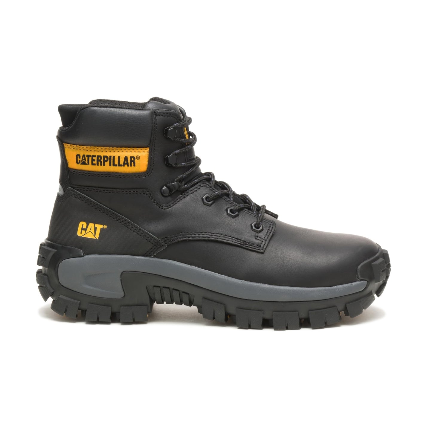 Cat Footwear Men's Invader Hi Steel Toe Construction Boot, Black, 11 W