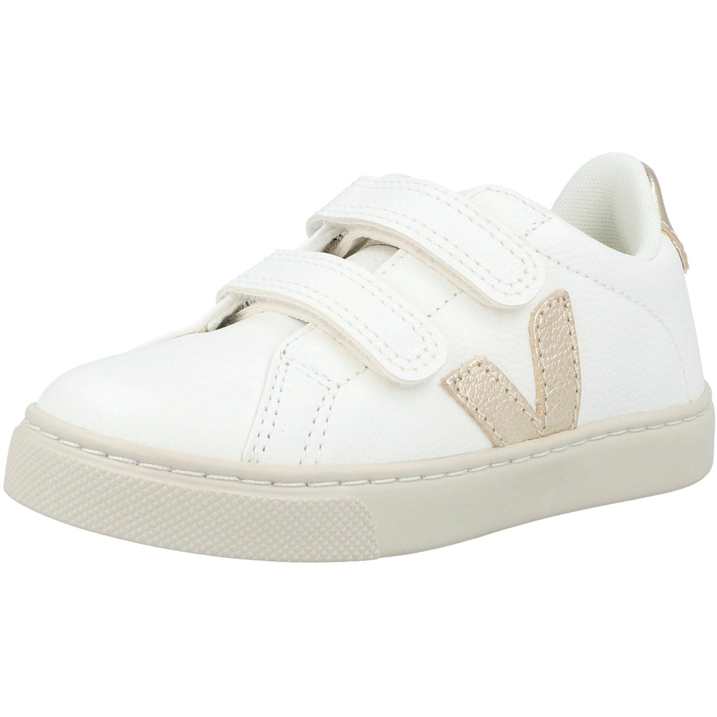VEJA Kids Small Esplar (Toddler) Sneaker, Extra/White/Platine, 9.5 US Unisex