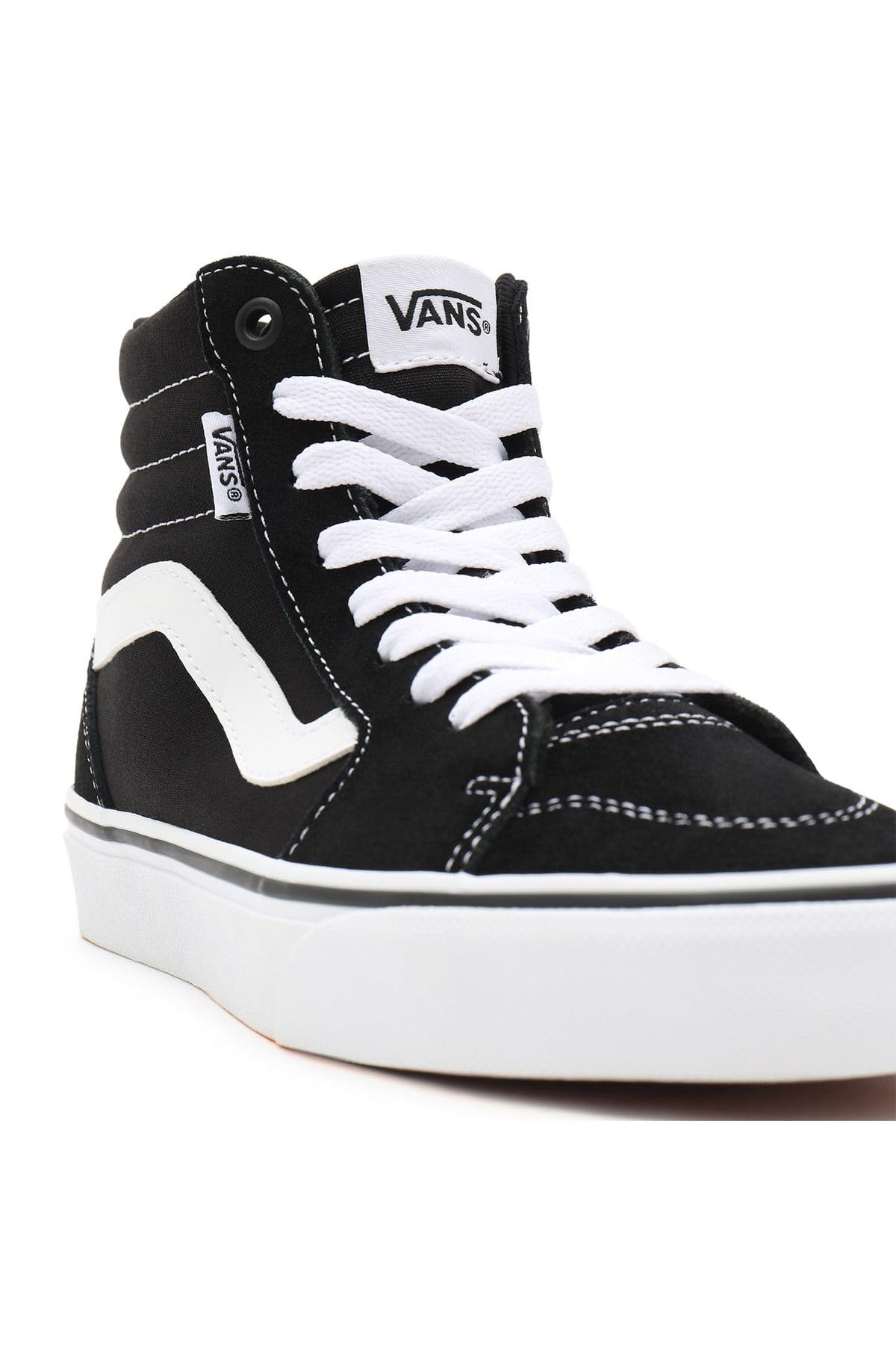 Vans Damen Filmore Hi Sneaker, Suede Canvas Black White, 6 US