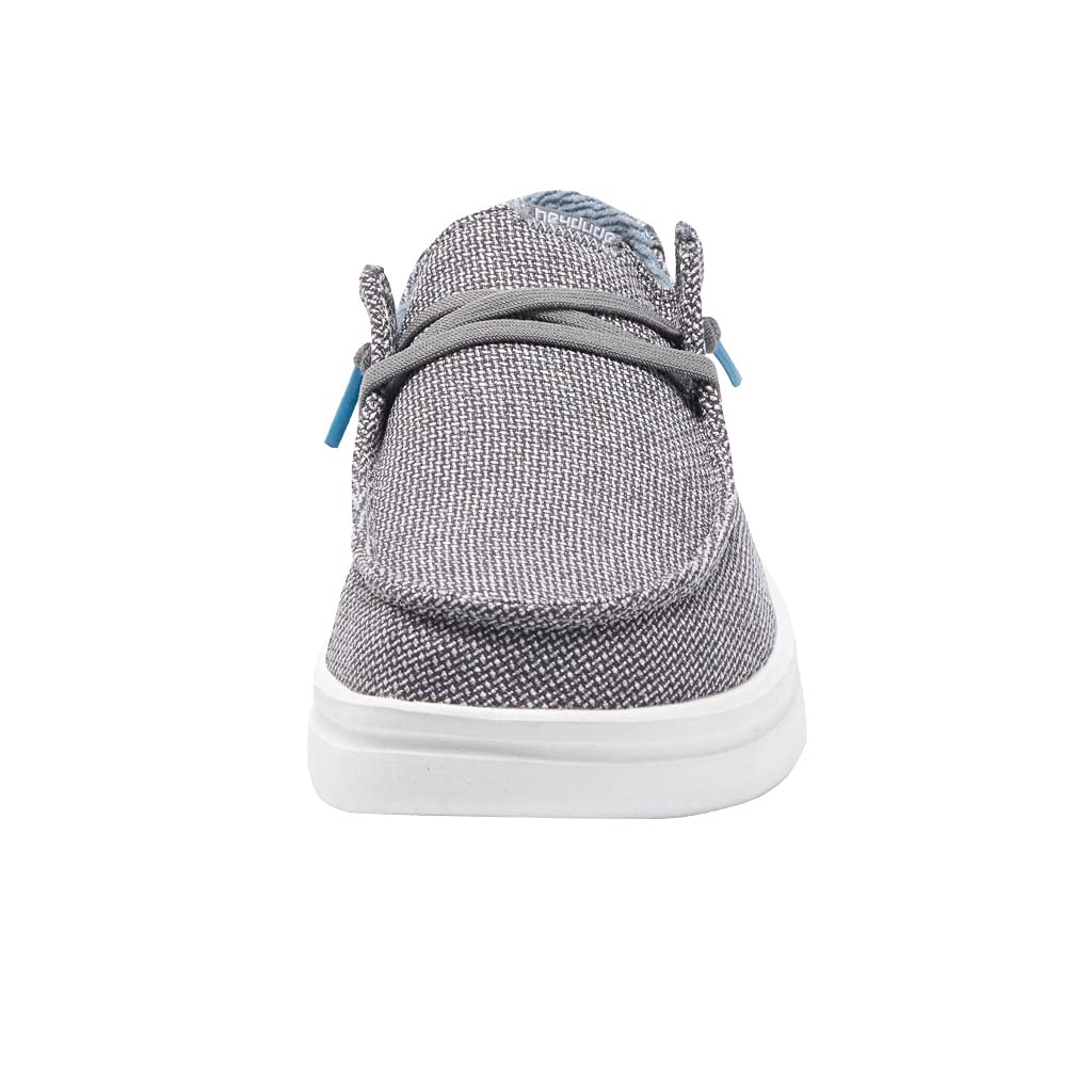 Hey Dude Women's Wendy Rise Stone Size 7 | Women’s Shoes | Women’s Lace Up Loafers | Comfortable & Light-Weight