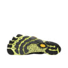Vibram Men's FiveFingers V-Run | Barefoot Road Running Shoes for Natural Comfort & Stability, Black/Yellow, 45 EU / 11-11.5 US