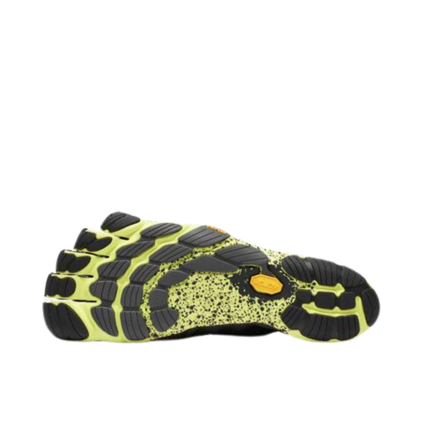 Vibram Men's FiveFingers V-Run | Barefoot Road Running Shoes for Natural Comfort & Stability, Black/Yellow, 45 EU / 11-11.5 US