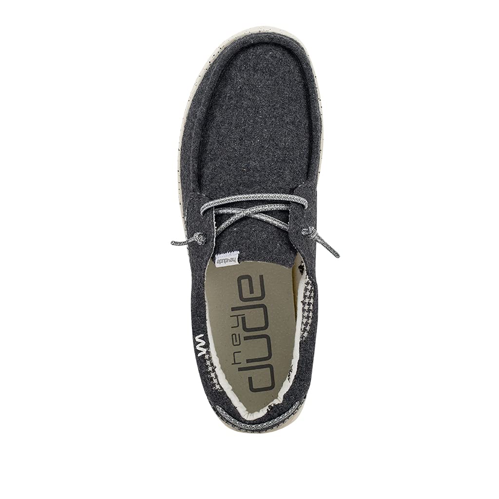 HEYDUDE Men's Welsh Grey Houndstooth, Size