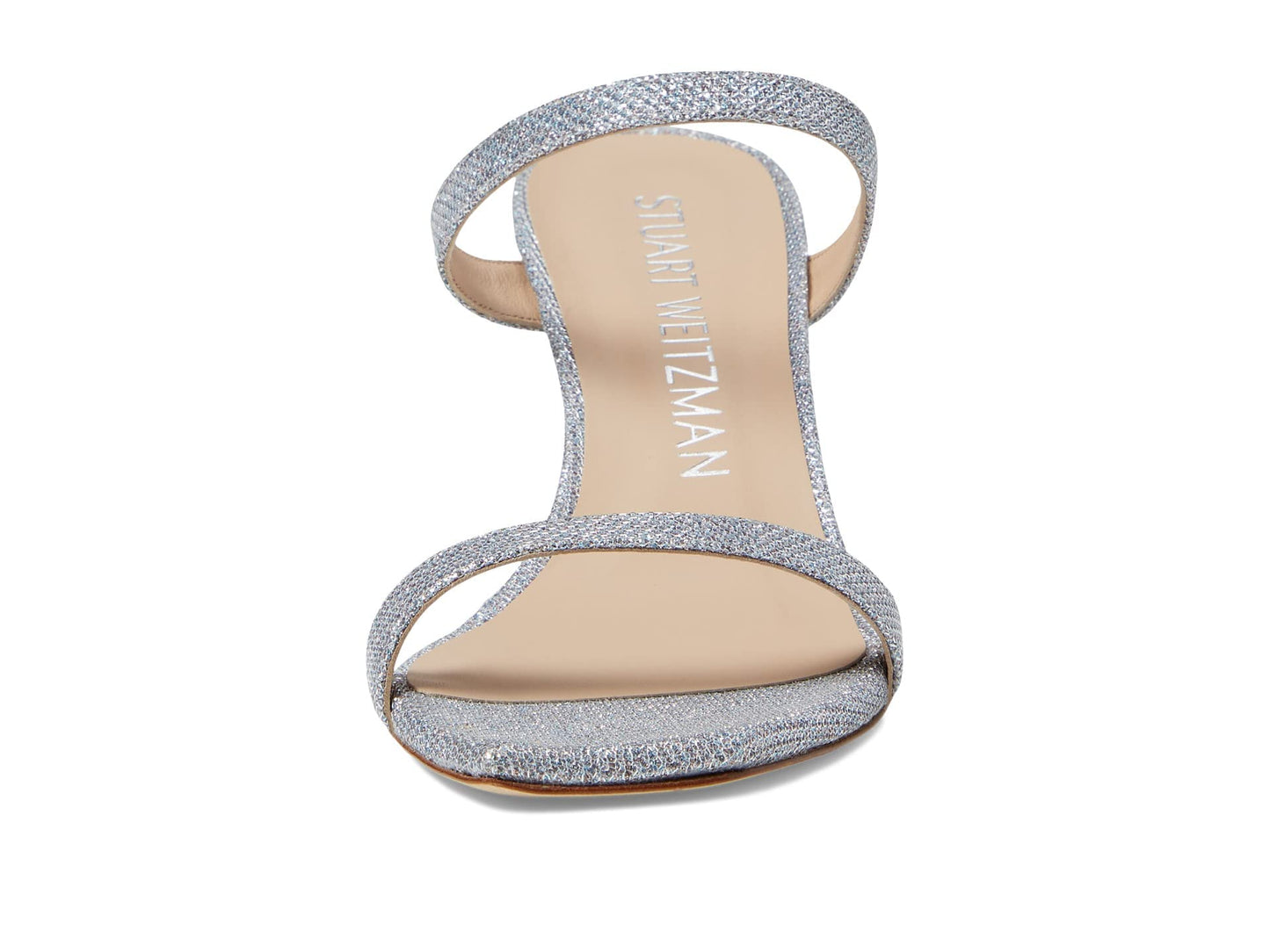 Stuart Weitzman Aleena 75 Silver 9.5 M
