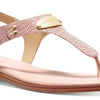 Michael Kors MK Plate Thong Rose Gold 2 9.5 M