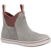 Xtratuf Men's 6 Inch Leather Ankle Deck Boot, Gray/Rum Raisin, Size 7