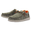 HEYDUDE Boy's Wally Youth Stretch Sage Size 6 | Boy’s Shoes | Boy's Lace Up Loafers | Comfortable & Light-Weight