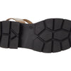Free People Delaney Fisherman Platform - Women Platform Sandals - Leather Upper and Lining - Rubber Outsole Dark Sand EU 39 (US Women's 9) M