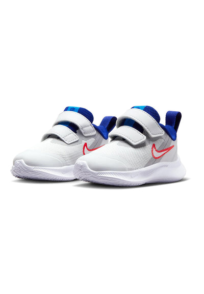Nike Unisex-Child Star Runner 3, Platinum Pure/White-lt Crimson, 7 Toddler