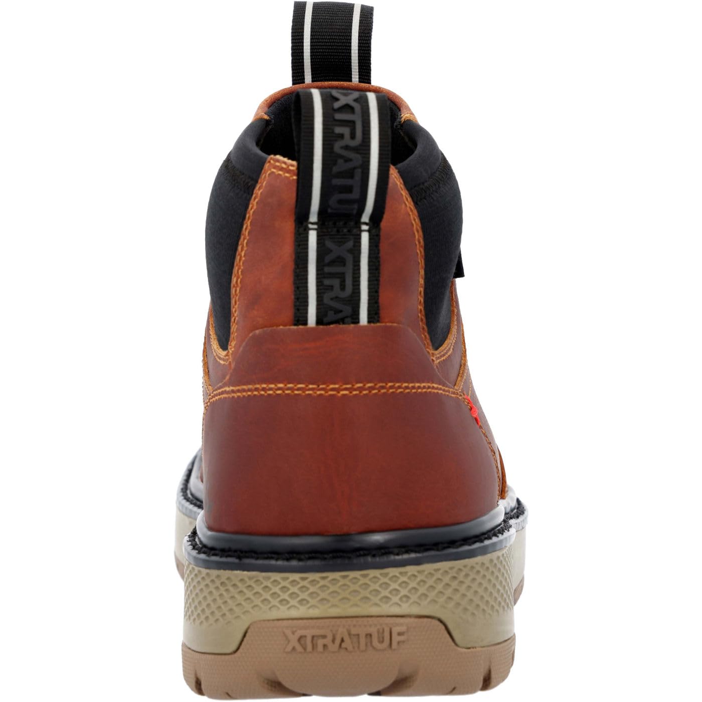 Xtratuf Men's Bristol Bay Leather Chelsea Boot, Cathay Spice Orange, Size 12