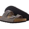 Birkenstock Men's Arizona Sandals, Soft Whale Grey, 11 Medium US
