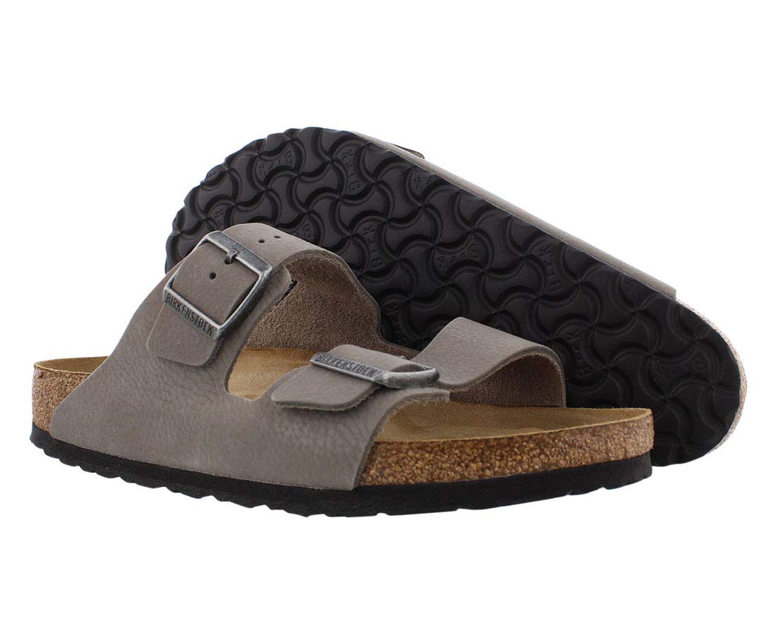 Birkenstock Men's Arizona Sandals, Soft Whale Grey, 11 Medium US