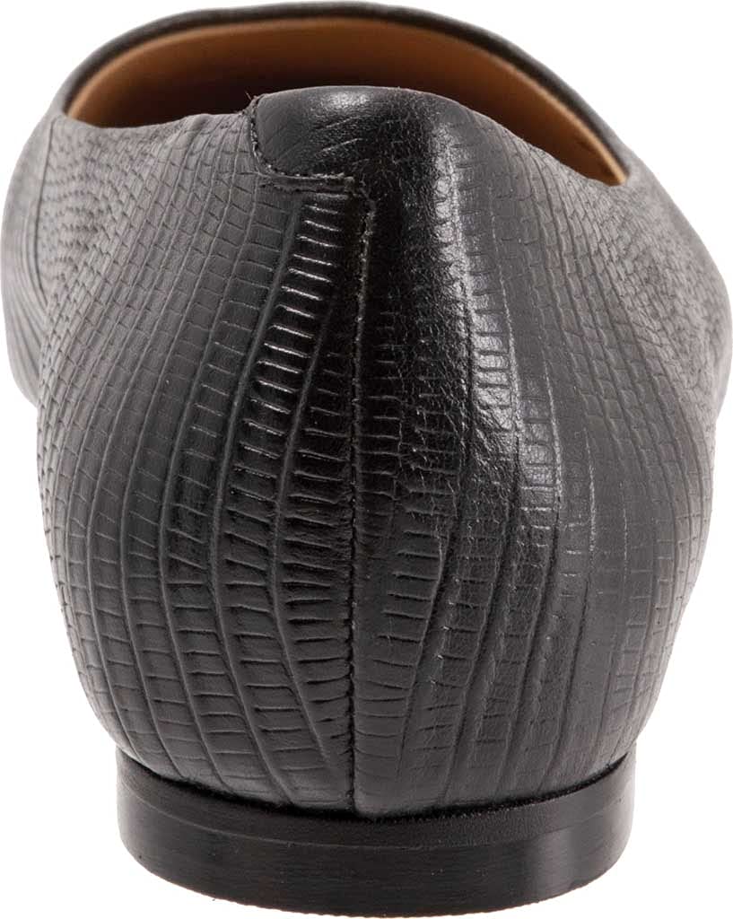 Trotters, Womens, Estee, Black/Dark Grey Leather, 10.5, WW (EE)