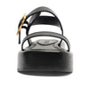 Schutz Women's Wavy Flatform Black 5.5 Medium