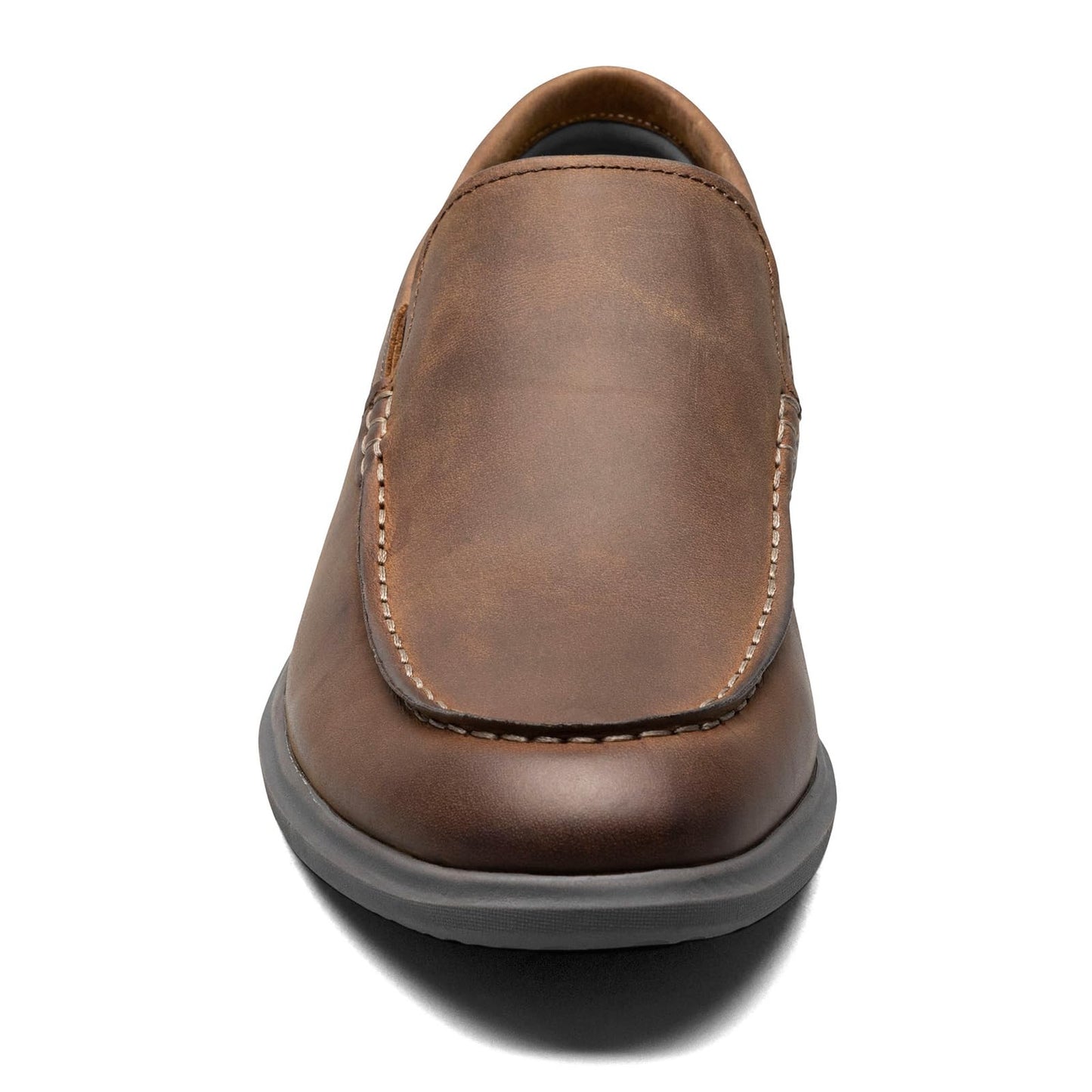 Florsheim Hamptons Moc Toe Venetian Loafer Brown Crazy Horse 12 W (3E)
