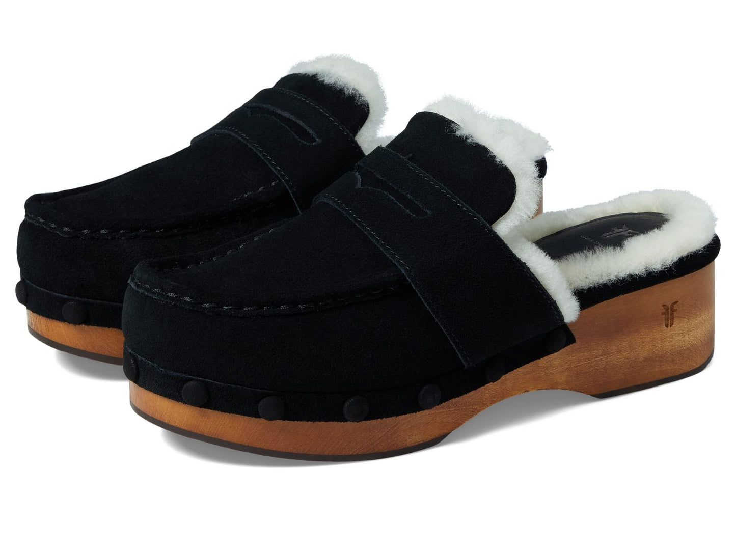 Frye Melody Shearling Black 7.5 B (M)