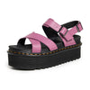 Dr. Martens Women's Voss II Quad Athena Sandals, Muted Purple, 5 US