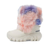 Hunter Intrepid Rainbow Faux Fur Snow Boot (Toddler/Little Kid) White Willow/Multi 5 Toddler M