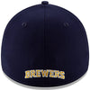 New Era Milwaukee Brewers Alt Logo Team Classic 39THIRTY Navy Stretch Fit Hat S-M