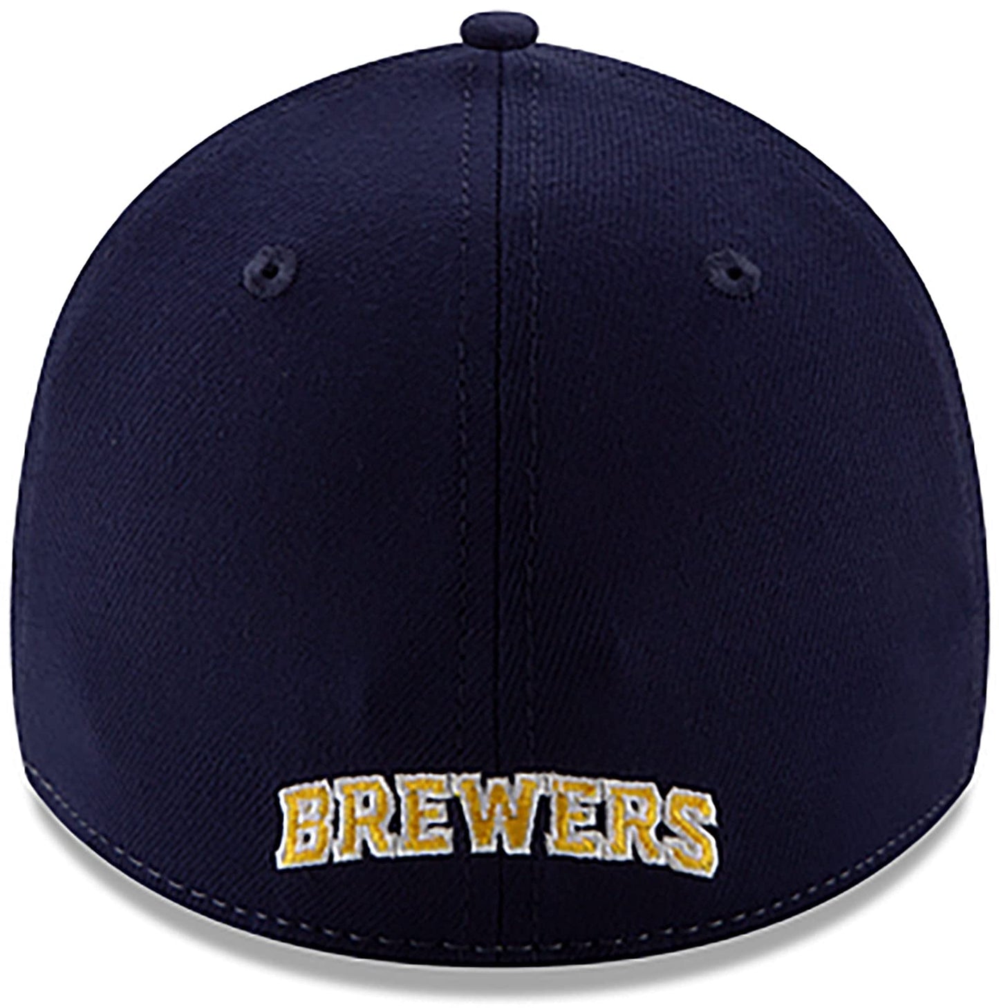 New Era Milwaukee Brewers Alt Logo Team Classic 39THIRTY Navy Stretch Fit Hat S-M