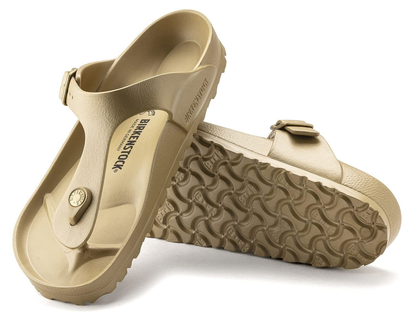 Birkenstock 1022423138 Gizeh Met Gold Eva R 38