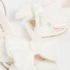 Loeffler Randall Women's Camellia Pleated Bow Heel with Ankle Strap, Pearl, 7 Medium US