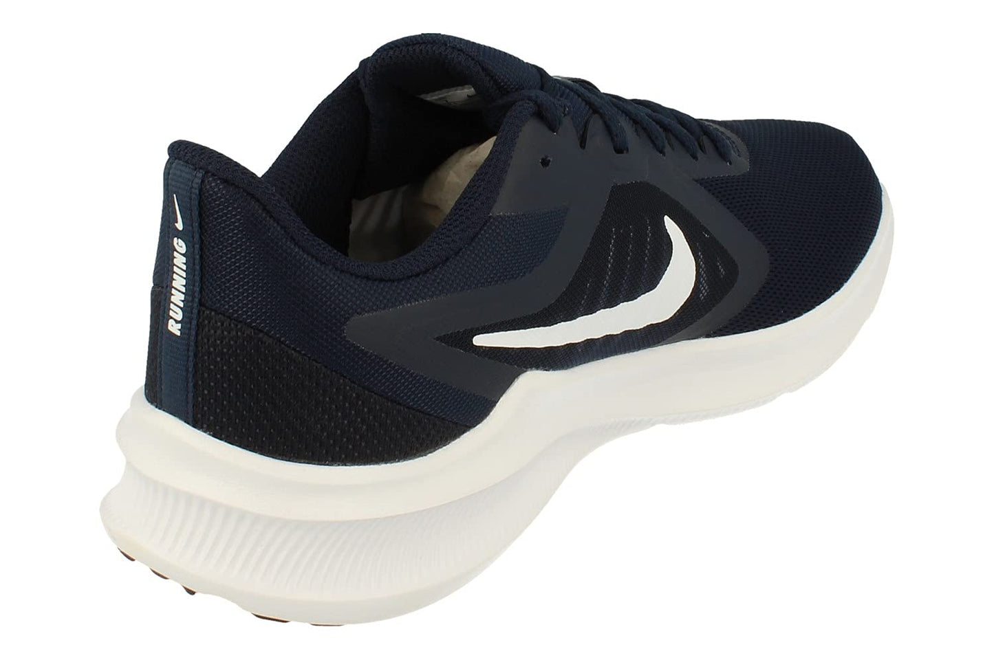 Nike Downshifter 10 Mens Running Trainers CI9981 Sneakers Shoes (UK 9.5 US 10.5 EU 44.5, Obsidian White 402)