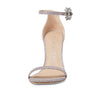 Stuart Weitzman Nudistcurve Crystal Nova 100 Sandal Rosewater/Clear 8.5 B
