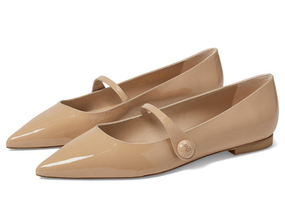 Stuart Weitzman SW Mary Jane Flat Adobe 7.5 B