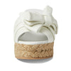 Stuart Weitzman Loveknot Espadrille Wedge Slide Cream/Natural 5.5 B