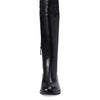 Cole Haan Women's Hampshire Riding Boot Equestrian, Black Leather/Black Suede, 8