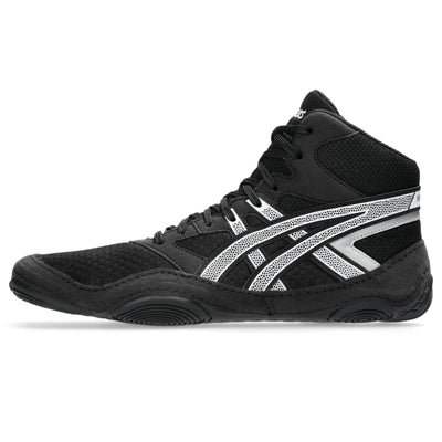 ASICS Men's Snapdown 4 Wrestling Shoes, 5, Black/White