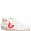 Veja Women V-10 Sneakers White - Rose Fluo 5 US