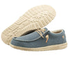 Hey Dude Men's Wally Braided Navy Size 10 | Men’s Loafers | Men’s Slip On Shoes | Comfortable & Light-Weight